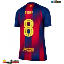 Camisa de Futebol Barcelona Pedri Gonzalez #8 Equipamento Principal Mulheres 2025-26 Manga Curta